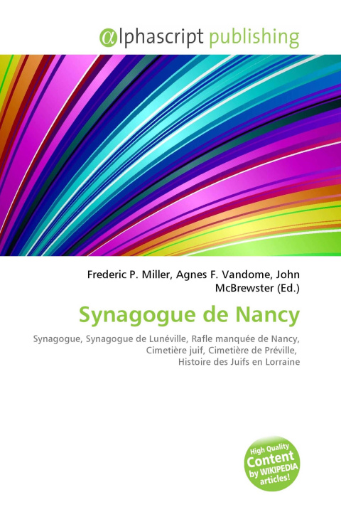 Kniha Synagogue de Nancy Agnes F. Vandome