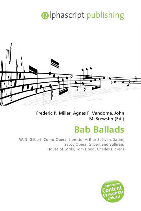 Kniha Bab Ballads Agnes F. Vandome