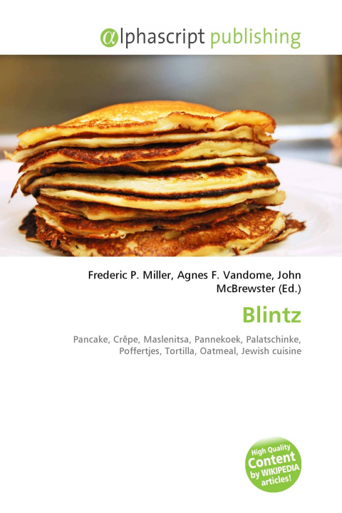 Kniha Blintz Agnes F. Vandome