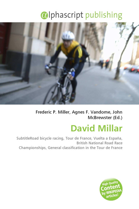 Kniha David Millar Agnes F. Vandome