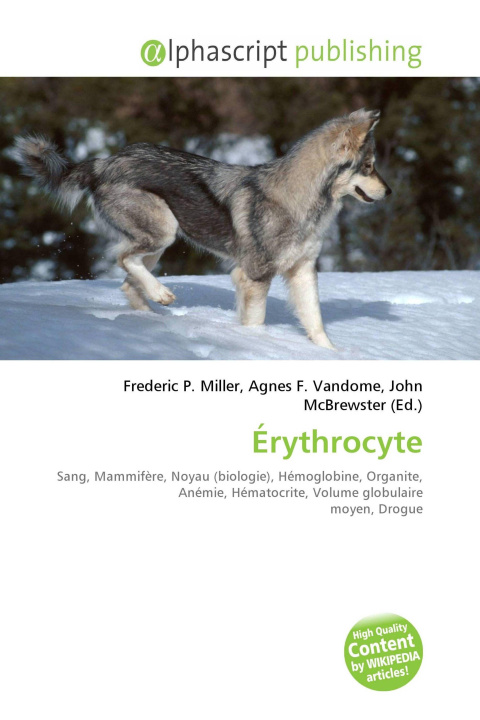 Knjiga Érythrocyte Agnes F. Vandome