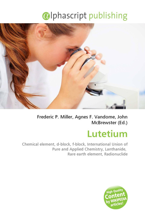Kniha Lutetium Agnes F. Vandome
