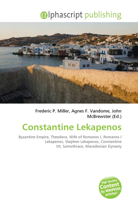 Kniha Constantine Lekapenos Agnes F. Vandome