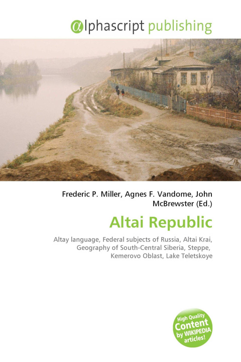 Könyv Altai Republic Agnes F. Vandome