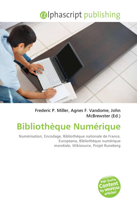 Knjiga Bibliothèque Numérique Agnes F. Vandome