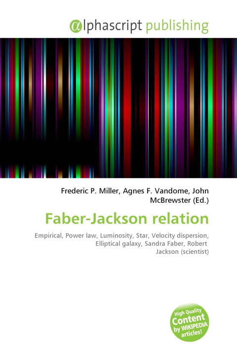 Kniha Faber-Jackson relation Agnes F. Vandome