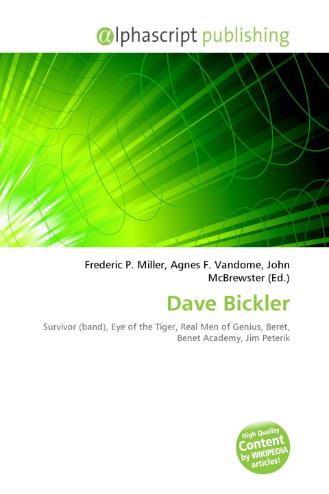 Kniha Dave Bickler Agnes F. Vandome