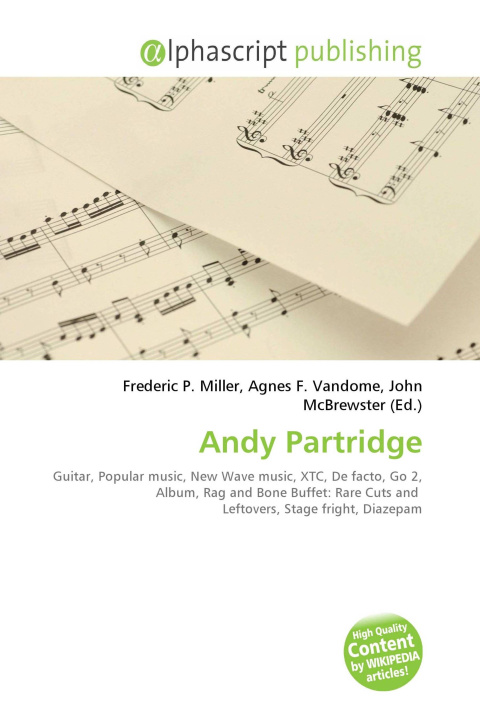 Kniha Andy Partridge Agnes F. Vandome