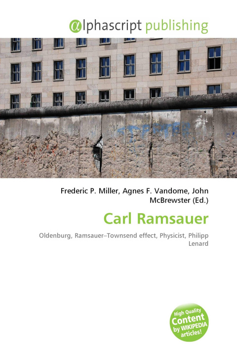 Kniha Carl Ramsauer Agnes F. Vandome