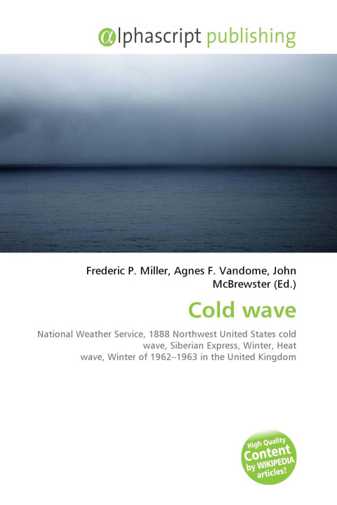 Kniha Cold wave Agnes F. Vandome