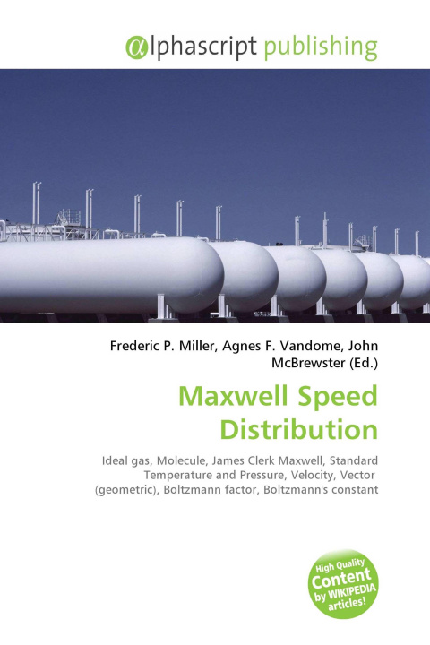 Kniha Maxwell Speed Distribution Agnes F. Vandome