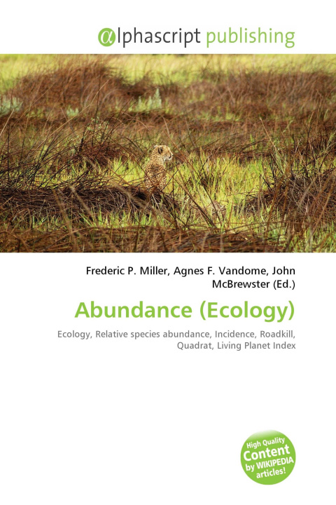 Kniha Abundance (Ecology) Agnes F. Vandome