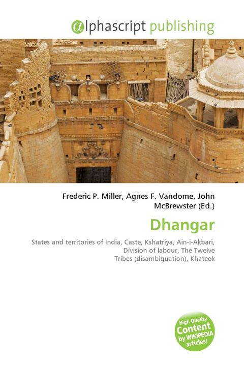 Kniha Dhangar Agnes F. Vandome