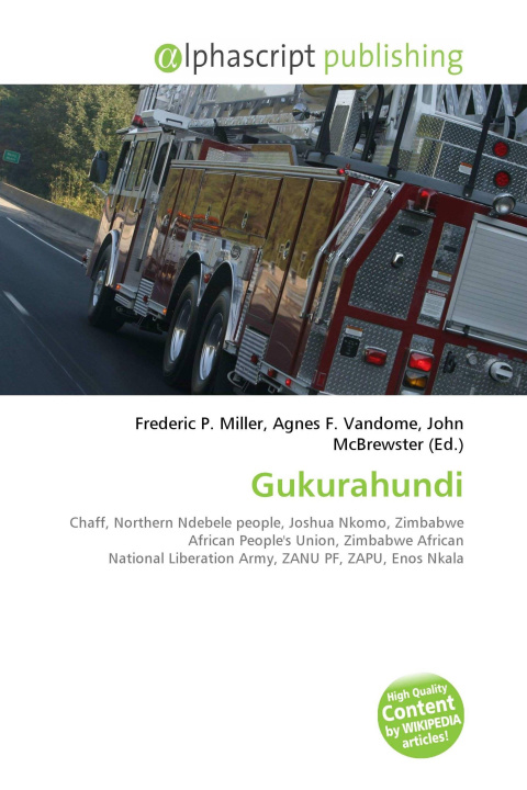 Kniha Gukurahundi Agnes F. Vandome