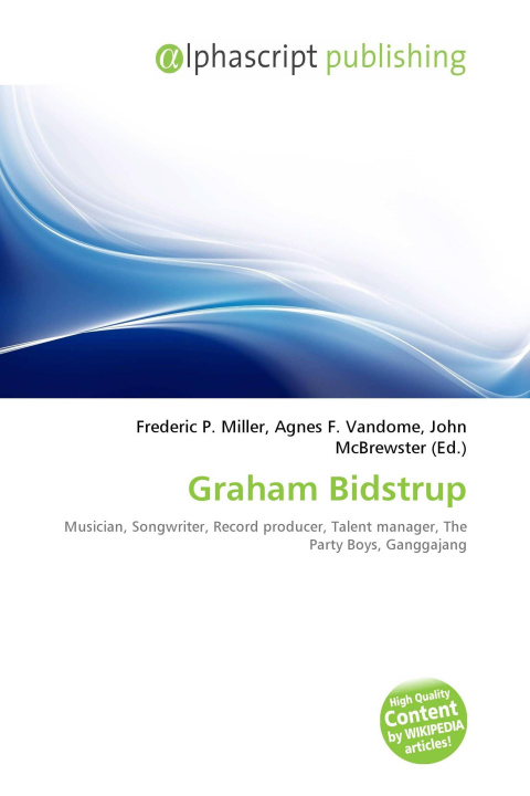 Knjiga Graham Bidstrup Agnes F. Vandome
