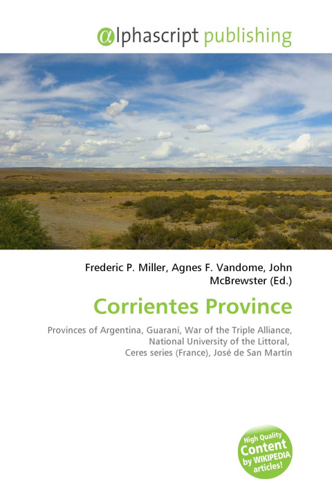 Kniha Corrientes Province Agnes F. Vandome