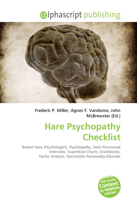 Knjiga Hare Psychopathy Checklist Agnes F. Vandome