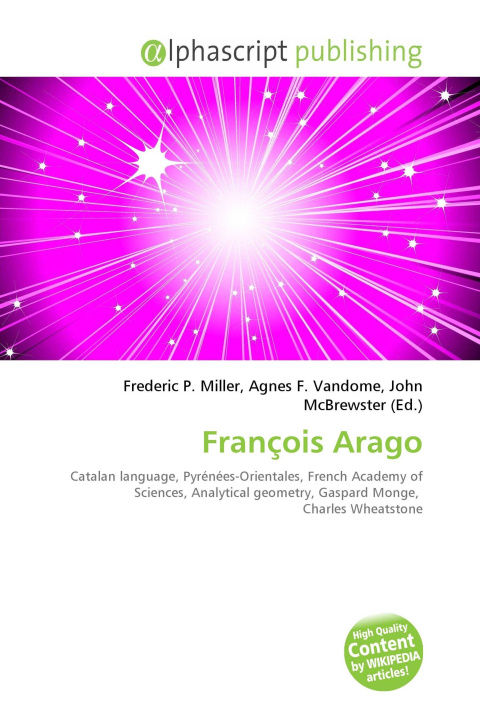 Kniha François Arago Agnes F. Vandome