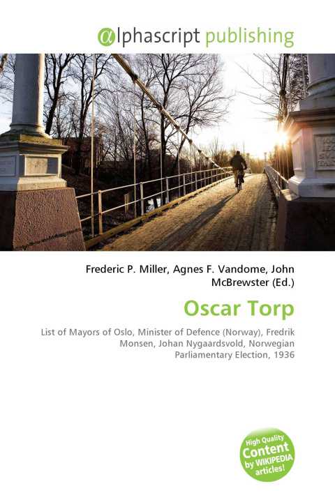 Kniha Oscar Torp Agnes F. Vandome
