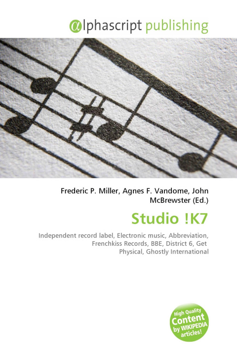 Kniha Studio !K7 Agnes F. Vandome