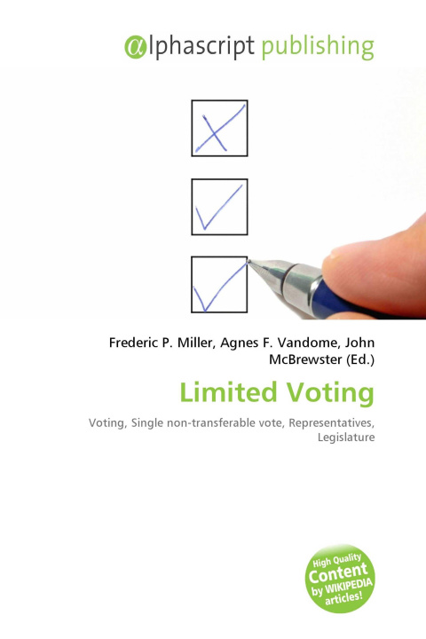Knjiga Limited Voting Agnes F. Vandome