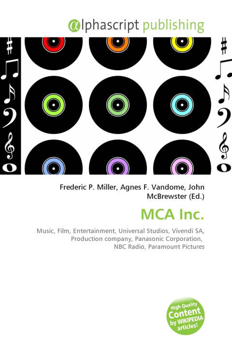 Kniha MCA Inc. Agnes F. Vandome