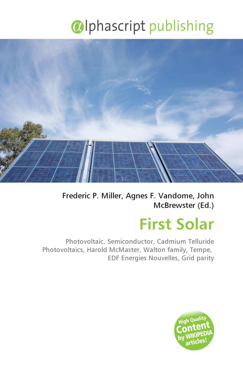 Könyv First Solar Agnes F. Vandome