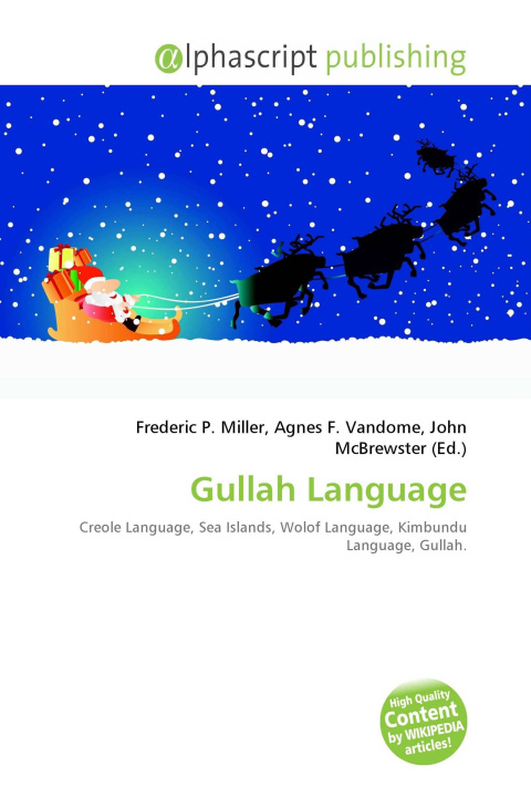 Kniha Gullah Language Agnes F. Vandome