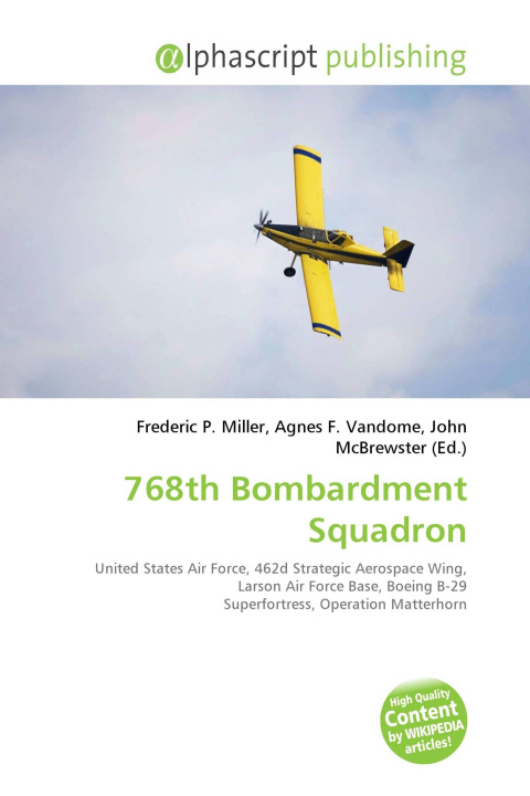 Kniha 768th Bombardment Squadron Agnes F. Vandome