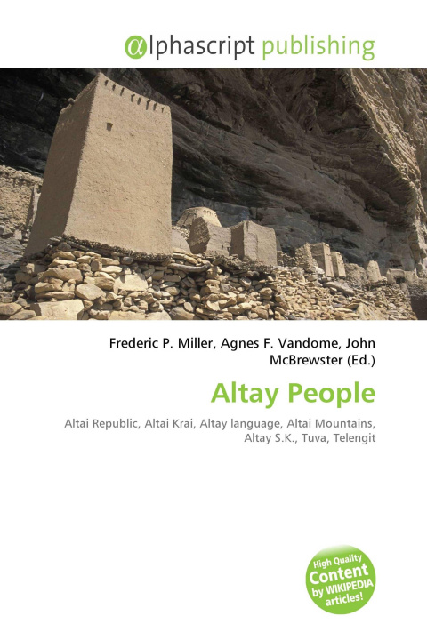 Knjiga Altay People Agnes F. Vandome