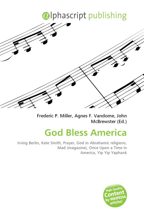 Kniha God Bless America Agnes F. Vandome