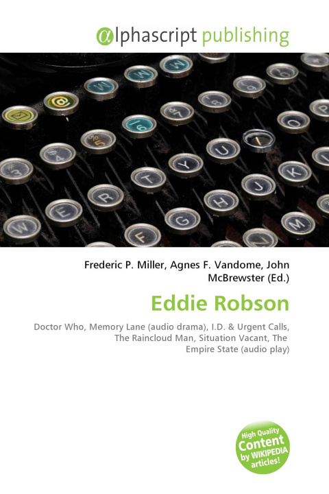 Kniha Eddie Robson Agnes F. Vandome