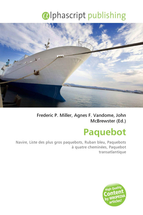 Kniha Paquebot Agnes F. Vandome
