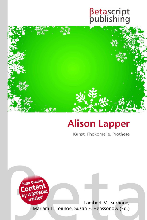 Kniha Alison Lapper Mariam T. Tennoe