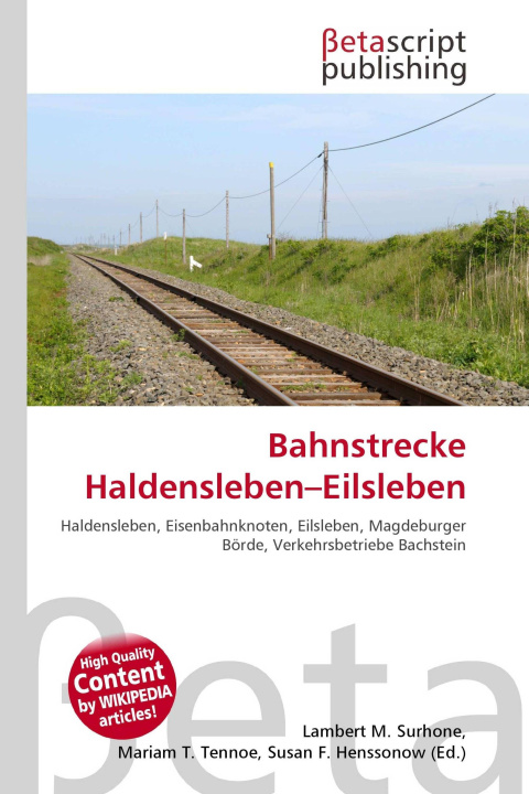 Knjiga Bahnstrecke Haldensleben-Eilsleben Mariam T. Tennoe