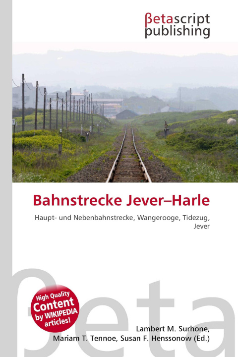 Knjiga Bahnstrecke Jever-Harle Mariam T. Tennoe