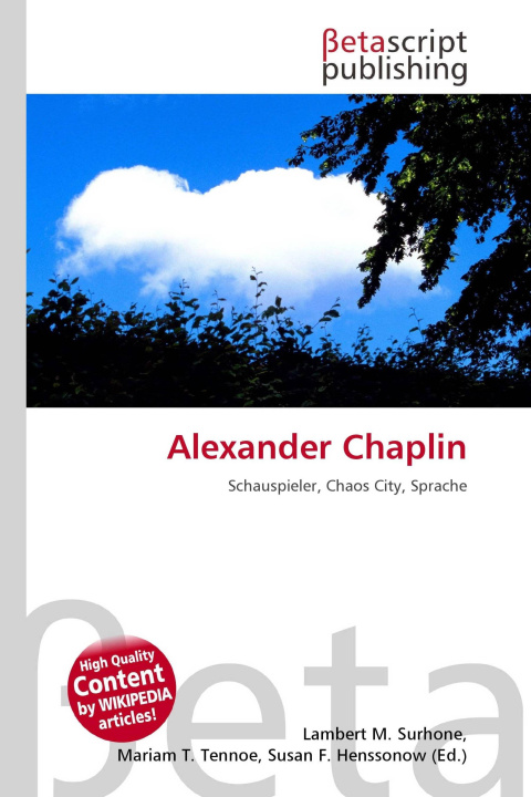 Kniha Alexander Chaplin Mariam T. Tennoe