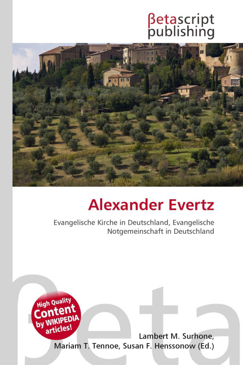 Kniha Alexander Evertz Mariam T. Tennoe