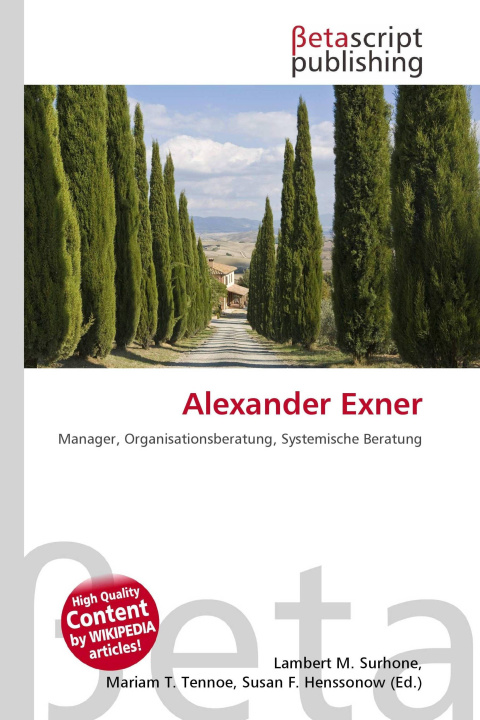Kniha Alexander Exner Mariam T. Tennoe