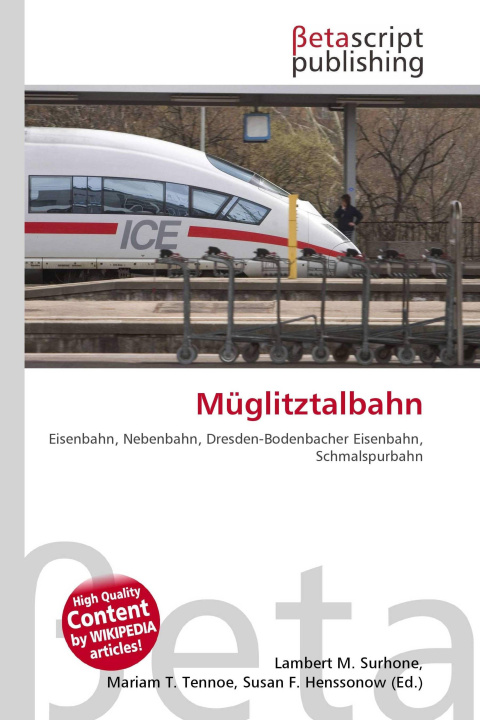 Kniha Müglitztalbahn Mariam T. Tennoe