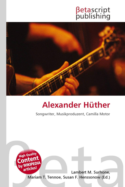 Kniha Alexander Hüther Mariam T. Tennoe
