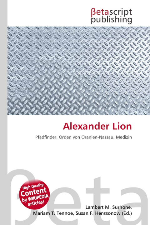 Könyv Alexander Lion Mariam T. Tennoe
