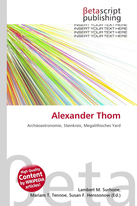 Kniha Alexander Thom Mariam T. Tennoe