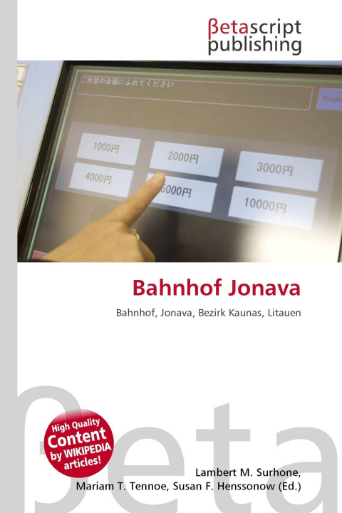 Kniha Bahnhof Jonava Mariam T. Tennoe
