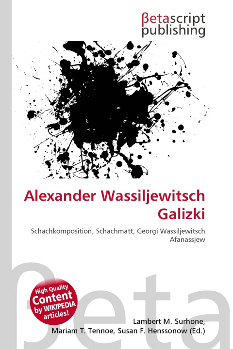Kniha Alexander Wassiljewitsch Galizki Mariam T. Tennoe