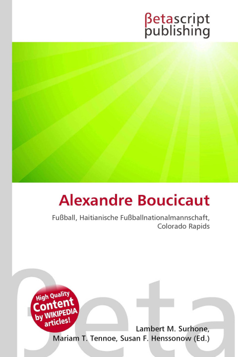 Kniha Alexandre Boucicaut Mariam T. Tennoe