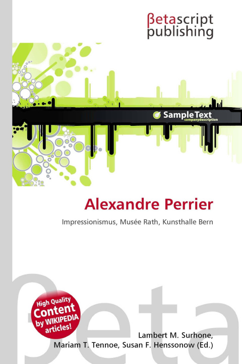 Kniha Alexandre Perrier Mariam T. Tennoe