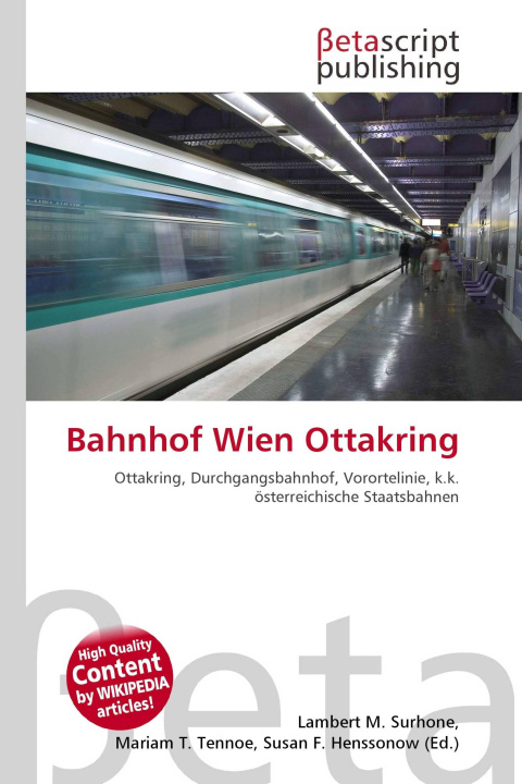 Kniha Bahnhof Wien Ottakring Mariam T. Tennoe