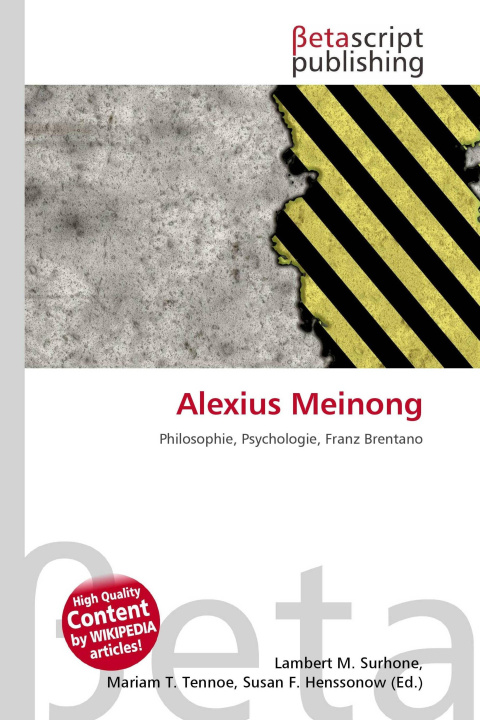 Kniha Alexius Meinong Mariam T. Tennoe