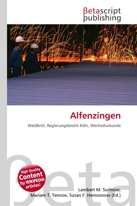 Knjiga Alfenzingen Mariam T. Tennoe